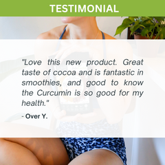 95% Organic Curcumin Extract Cocoa Flavour - Turmeric Powder With Black Pepper - Organic and with Black Pepper - 375g