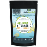 Electrolyte Powder & 95% Pure Organic Curcumin - Lemon Flavour, 250g