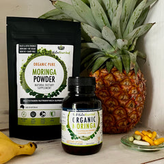 REFILL BAG - Organic Moringa Leaf Capsules - 180 Vegan Capsules