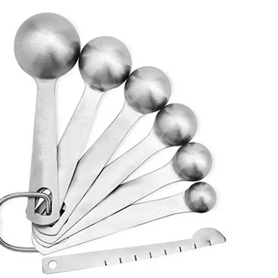7pcs Stainless Steel Measuring Spoons