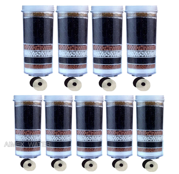 Aimex 8 Stage Water Filter Cartridges x 9