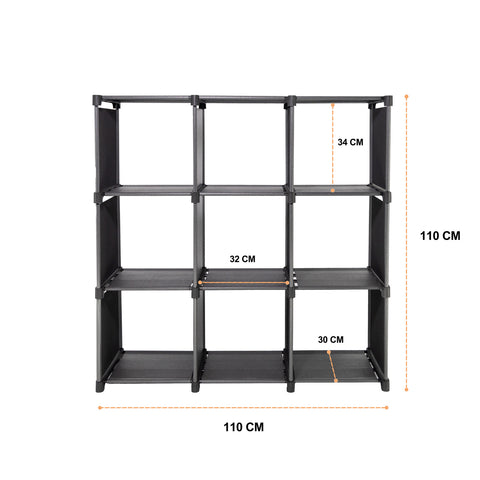 Storage Organizer, 9 Cubes, Wardrobe Closet Storage Shelves
