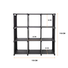 Storage Organizer, 9 Cubes, Wardrobe Closet Storage Shelves
