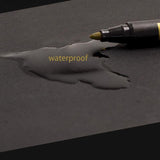 10Pcs/Set Waterproof  Paint Pens for Art on Metal Glass & Rock