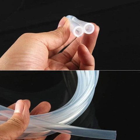 Food Grade Transparent Silicone Rubber Tube Hose Pipe Clear Beer Milk Soft 1M - 3*5mm
