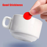 8/13/25/50mm Colour Sticker Dots Adhesive Round Labels Circular Scrapbooking White - 8mm 260 Dots - 1 Sheet