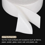 Double Sided White Pe Foam Sticky Tape Mounting Diy Craft Strong Adhesive 2.5M - 15mm*2.5m