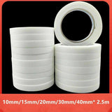 Double Sided White Pe Foam Sticky Tape Mounting Diy Craft Strong Adhesive 2.5M - 20mm*2.5m