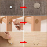 54 X Self Adhesive Decorative Screw Cover Caps Holes Cams Furniture Kitchen 20mm - PC 192