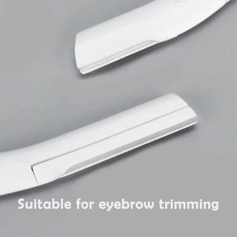 3Pcs Eyebrow Razor Set Facial Hair Remover Dermaplaning Shaving Tool Kit - Clear eyebrow razor*3