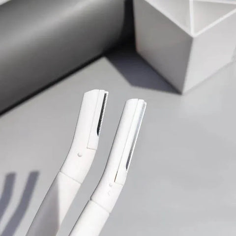 3Pcs Eyebrow Razor Set Facial Hair Remover Dermaplaning Shaving Tool Kit - Clear eyebrow razor*3
