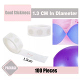Balloon Glue Dots Photo Adhesive Bostik Party Doubletape Scrapbooking - 5M Double Hole Arch Strip