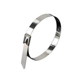 100x Stainless Steel Cable Ties SS304 Marine Grade Zip Strap Locking Wrap 100-800mm - 4.6*250mm