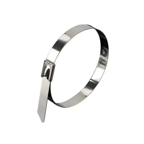 100x Stainless Steel Cable Ties SS304 Marine Grade Zip Strap Locking Wrap 100-800mm - 4.6*250mm