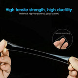 Double Sided Nano Tape Transparent Reusable Adhesive Gel Grip for Home Office - 2cm*5m*1mm (1 Unit)