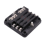 23PC 6 Way Blade Fuse Box Block Holder Indicator LED Light 12V/32V Car Marine