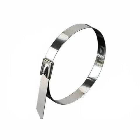 20X Stainless Steel Cable Ties S304 Marine Grade Zip Strap Locking Wrap 100-800Mm - 4.6x350mm