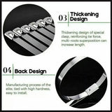 20X Stainless Steel Cable Ties S304 Marine Grade Zip Strap Locking Wrap 100-800Mm - 4.6x350mm