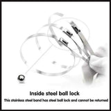 100x Stainless Steel Cable Ties SS304 Marine Grade Zip Strap Locking Wrap 100-800mm - 4.6*200mm