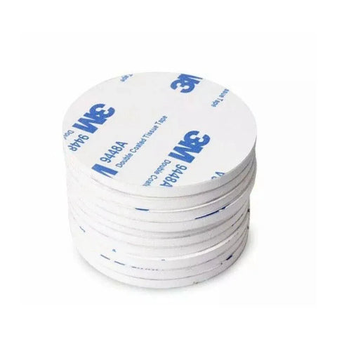 Round 40 x 3mm 3M Double Sided Foam Sticker Tape Side Wall Car Self Adhesive Pads - 4pcs
