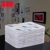 Round 40 x 3mm 3M Double Sided Foam Sticker Tape Side Wall Car Self Adhesive Pads - 4pcs