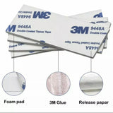 Round 40 x 3mm 3M Double Sided Foam Sticker Tape Side Wall Car Self Adhesive Pads - 4pcs