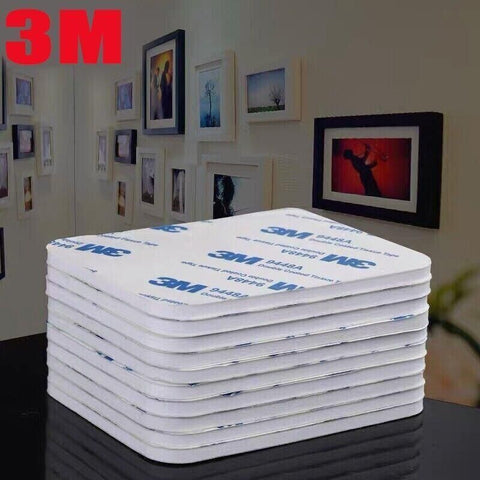 Round 40 x 3mm 3M Double Sided Foam Sticker Tape Side Wall Car Self Adhesive Pads - 6pcs