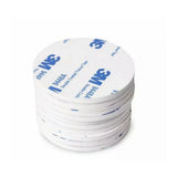 Round 40 x 3mm 3M Double Sided Foam Sticker Tape Side Wall Car Self Adhesive Pads - 8pcs