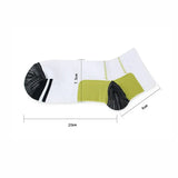 L XL Ankle Compression Socks for Foot Support and Daily Comfort Unisex - White-Rose Red