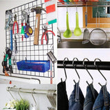 12cm Stainless Steel S Shape Hooks Kitchen Hanger Rack Clothes Hanging Plant Holders - 20PCS