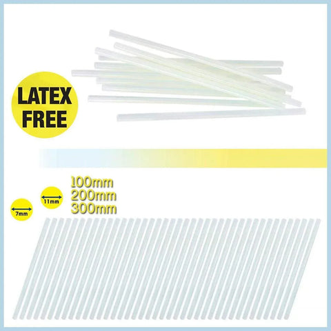 Clear Hot Melt Glue Sticks Adhesive Craft Stick for DIY Glue Tool 7mm 11mm - 11mm x 100mm 10pcs