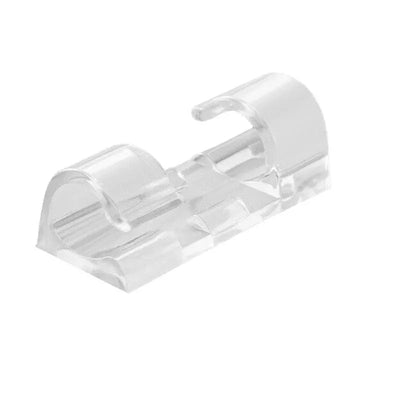 20PCS Cable Clips Management Holder Cord Wire Line Organizer Self-Adhesive M - M Size - Transparent x 20 PCS