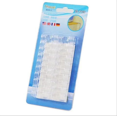 20PCS Cable Clips Management Holder Cord Wire Line Organizer Self-Adhesive M - M Size - White x 20 PCS