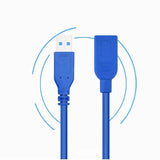 Super speed Usb 3.0 Male To Female Data Cable Extension Cord For Laptop Pc Camera - 1M