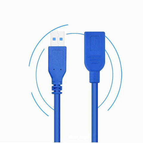 Super speed Usb 3.0 Male To Female Data Cable Extension Cord For Laptop Pc Camera - 1M