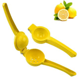 Premium Quality Metal Lemon Squeezer Handheld Juicer Presser Citrus Juice Lime - Red