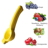 Premium Quality Metal Lemon Squeezer Handheld Juicer Presser Citrus Juice Lime - Red