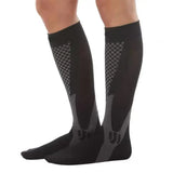 Copper Compression Socks for Running Travel Sports Anti Fatigue Support XXL Unisex - White