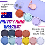 Phone Ring Bracket 360 Degree Rotation Solid Colour Mobile Holder Grip Stand - Yellow