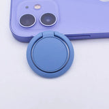 Phone Ring Bracket 360 Degree Rotation Solid Colour Mobile Holder Grip Stand - Yellow