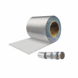 5M Waterproof Tape Butyl Rubber Aluminium Foil Roof Pipe Caravan Repair Flashing - 15cm*5m*1 Unit