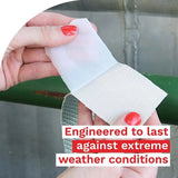 5M Waterproof Tape Butyl Rubber Aluminium Foil Roof Pipe Caravan Repair Flashing - 15cm*5m*1 Unit
