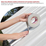 5M Waterproof Tape Butyl Rubber Aluminium Foil Roof Pipe Caravan Repair Flashing - 15cm*5m*1 Unit