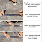 5M Waterproof Tape Butyl Rubber Aluminium Foil Roof Pipe Caravan Repair Flashing - 15cm*5m*1 Unit