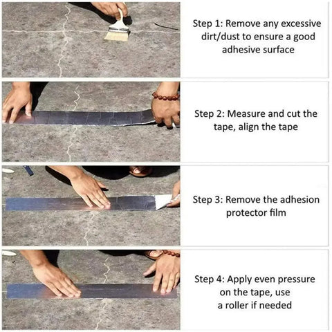 5M Waterproof Tape Butyl Rubber Aluminium Foil Roof Pipe Caravan Repair Flashing - 15cm*5m*1 Unit