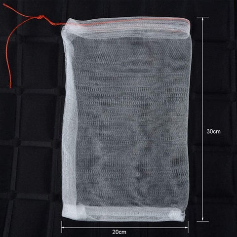 50X Fruit Net Bags Agriculture Garden Vegetable Protection Mesh Insect Proof - 15*25 (50 PCS)