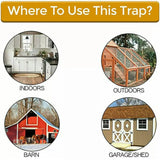 Mouse Trap Flip N Slide Bucket Lid Mouse Rat Trap With Ladder Mousetrap Catcher - Flip N Slide Bucket *1