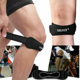 Aolikes Knee Strap Patella Jumper Gel Runner Tennis Sports Brace Support - Blue