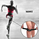 Aolikes Knee Strap Patella Jumper Gel Runner Tennis Sports Brace Support - Blue