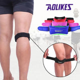 Aolikes Knee Strap Patella Jumper Gel Runner Tennis Sports Brace Support - Blue